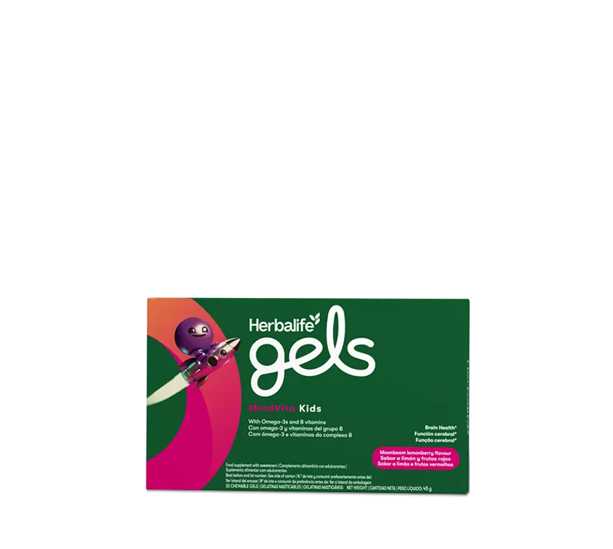 Herbalife Gels MindVita Kids Moonbeam Lemonberry 30 Chewable Gels