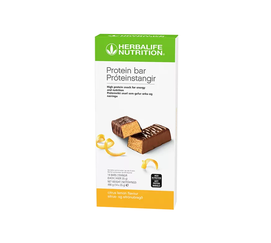 Herbalife Protein Bar Citrus Lemon Pack of 14