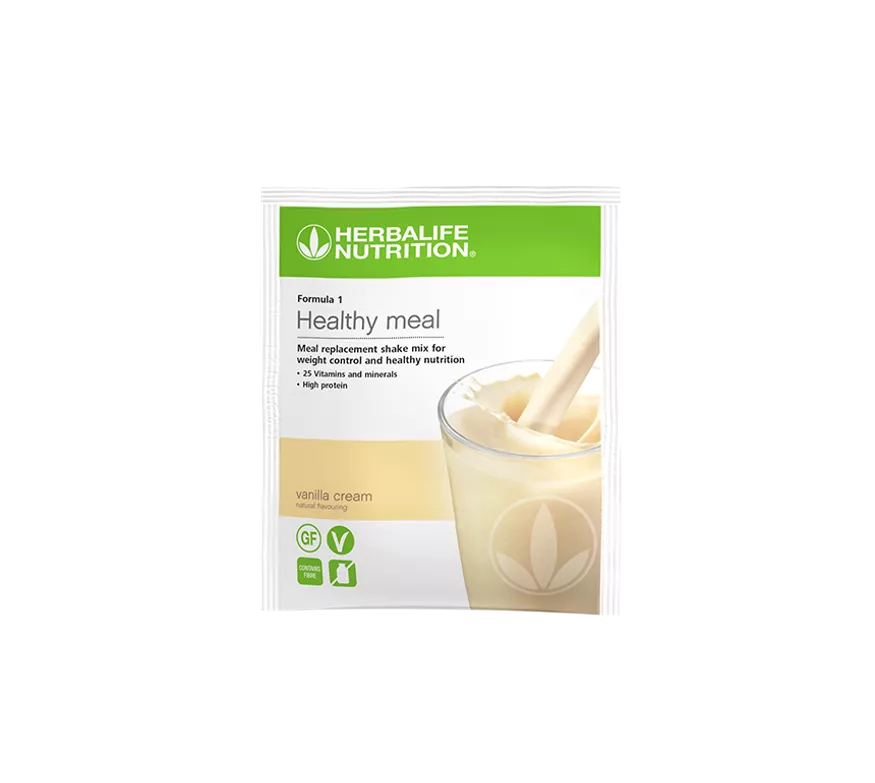 Herbalife Formula 1 Nutritional Shake Mix Sachets Vanilla Cream Pack of 7 sachets