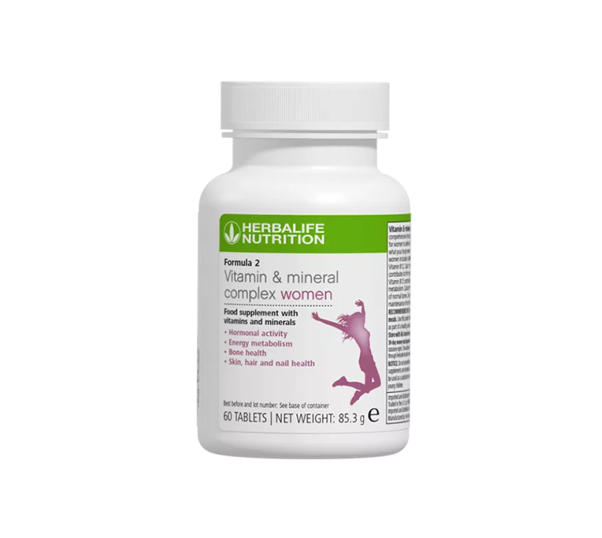 Herbalife Formula 2 Vitamin & Mineral Complex Women 60 Tabs
